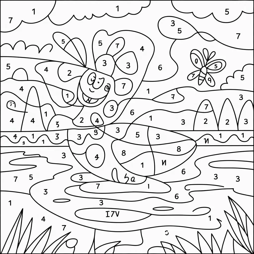 Color by Number Printables