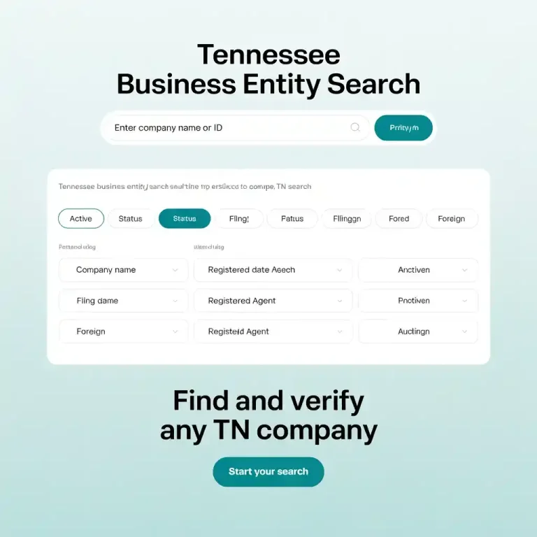 Tennessee Business Entity Search: How to Find & Verify Any TN Company