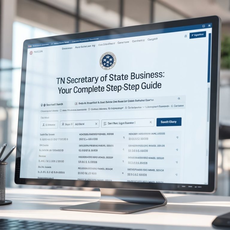 TN Secretary of State Business Search: Your Complete Step-by-Step Guide
