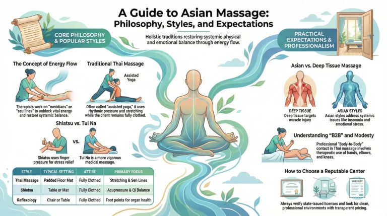 Asian Massage: A Complete Guide to Styles, Benefits, and the Best Centers Across America
